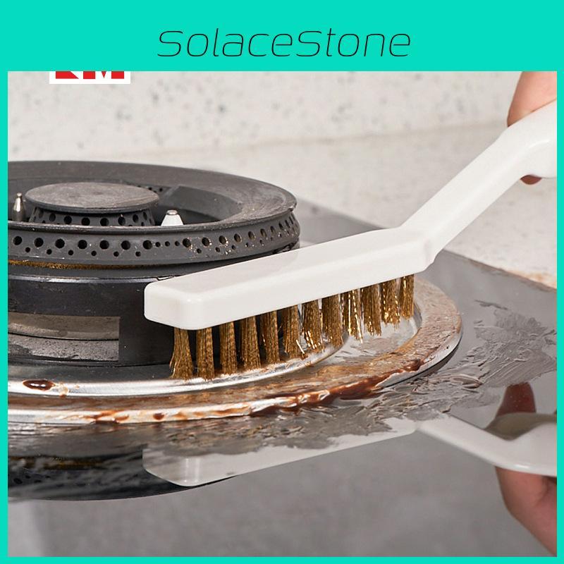 Grease Cleaning Kitchen Brush For Gas Stove With Ergonomic Design Pp
