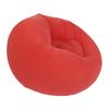 Uppblåsbar bönpåse utan bönor PVC Mjuk flockning Ergonomisk uppblåsbar loungefåtölj för vardagsrum sovrum
