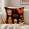 Halloween Childrens Trick Oral Happy Patterns Cushion Cover Pillowcase Antidustmite living Room Sofa Decor Cushion Room