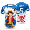 Kids One Piece Tony Tony Chopper No.19 Japan Football Jersey Boys Girls Quick Dry Breathable Short Sleeve Anime Sports Tops