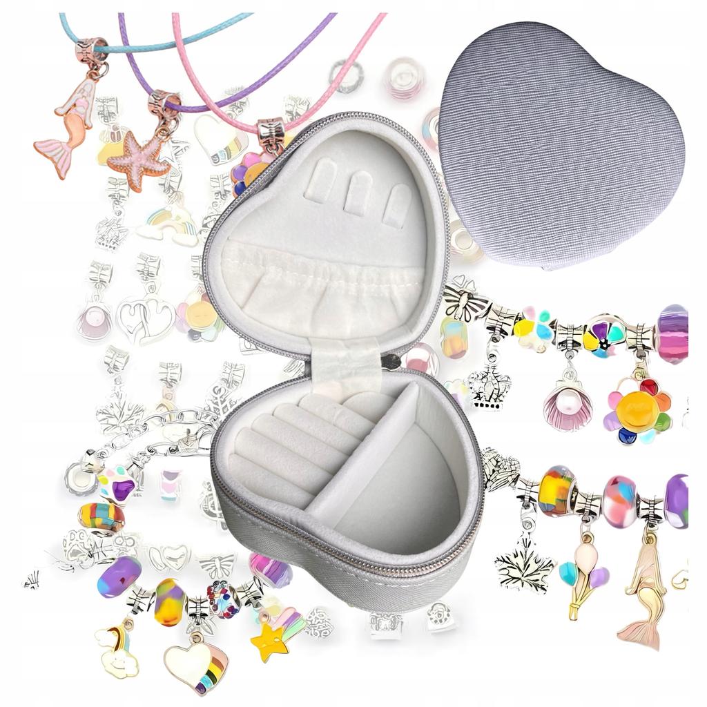 Jewelry Making Kit for Girls: Bracelets, Necklaces, Charms