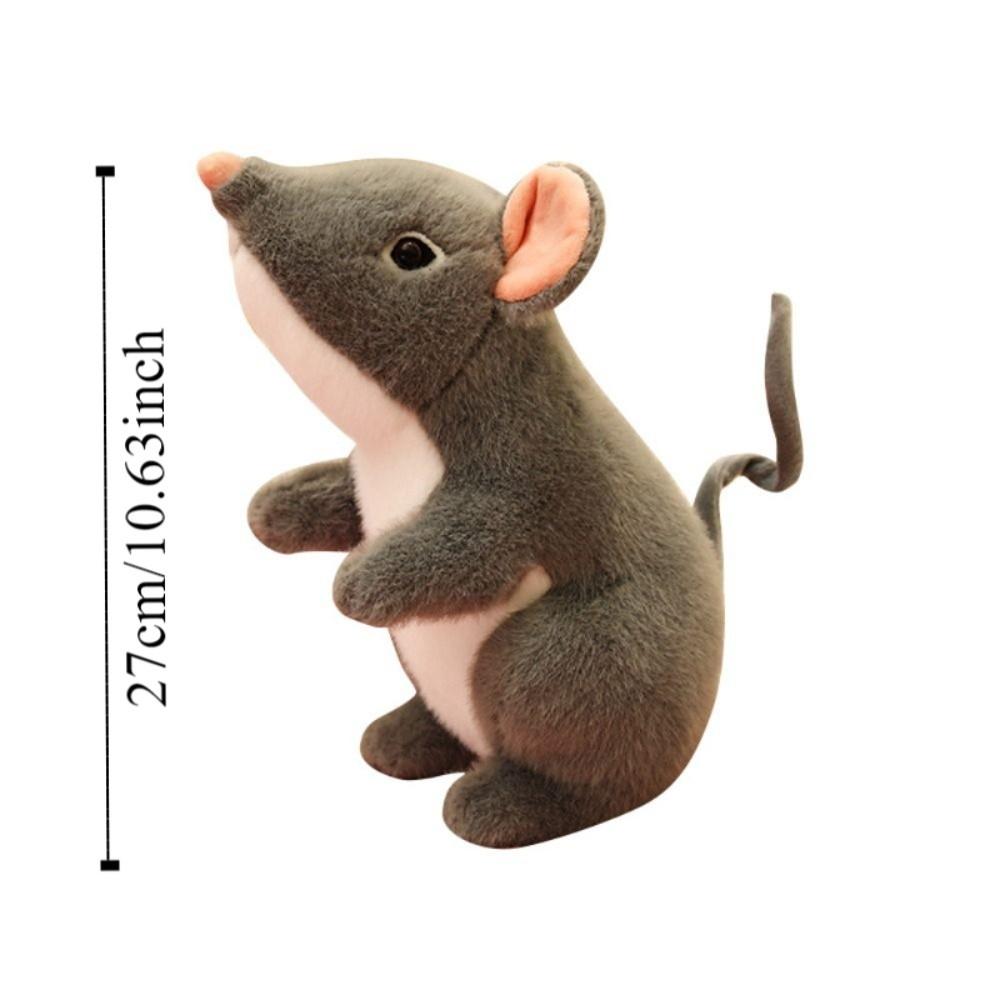 Lebensechte kleine Maus Simulierte Maus Plüschpuppe 27CM Mauspüscheltiere Desktop-Haustiere