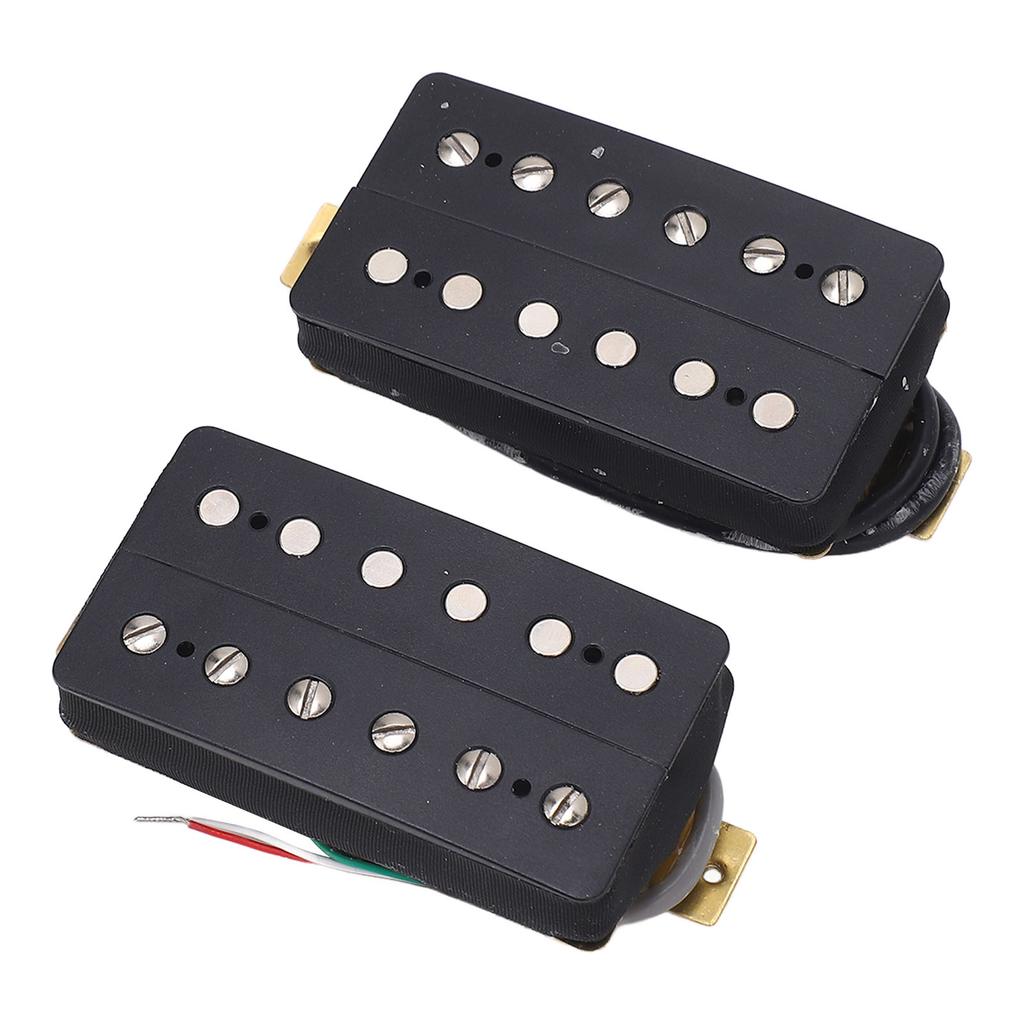 Alnico 5 Magnet Humbucker Pickup Replacement Maple Housing Double Coil Bridge Pickup for Electric Guitar