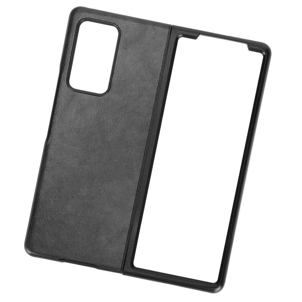 Mobile Phone Leather Case Cover for Samsung Galaxy Z Fold 2 Protective Cover AntiFall Case(Black )