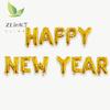 1pc 2026 Happy New Year Metallic Foil Balloons Festive Decor For Parties Celebration Home Decoration