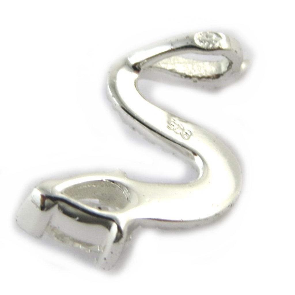 Les Trésors De Lily [G1643] - Silver Pendant 'Snakes'