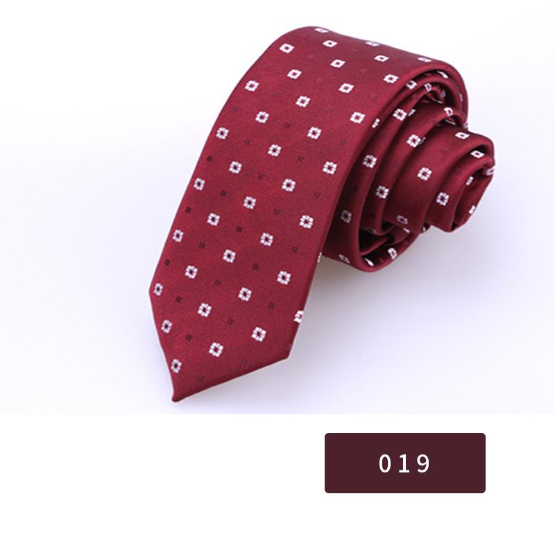Men's Korean Style Polyester 6cm Business Ties