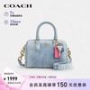 COACH Rowan Mini Monogram Boston Crossbody Bag