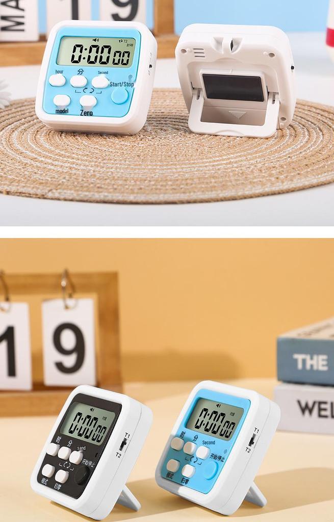 Multi-Functional Large Screen Countdown Timer & Alarm Clock for Kitchen and Bedroom.