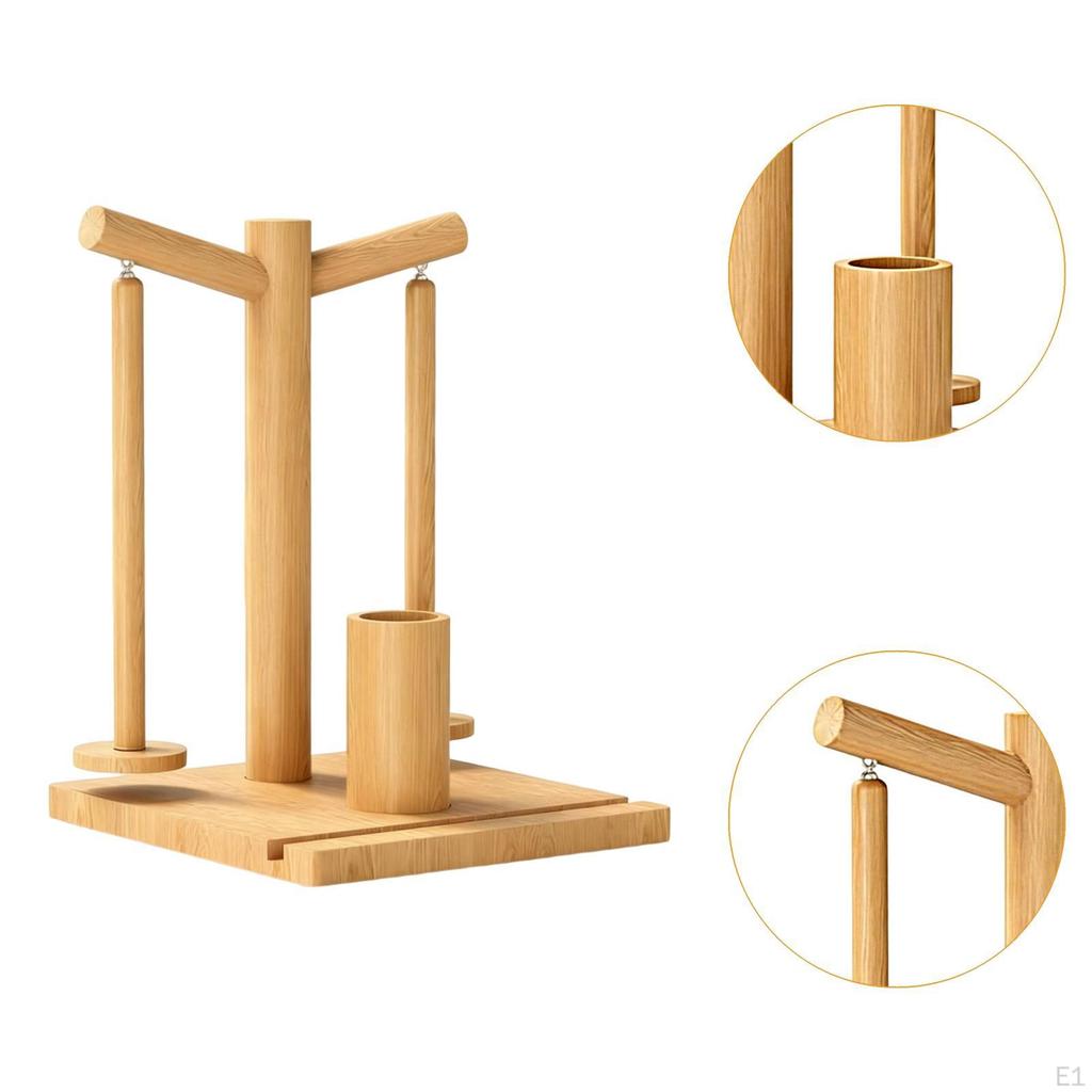 Holzgarnhalter zum Häkeln und Stricken 360° Drehung Einfach zu bedienen Professionell Rotierend