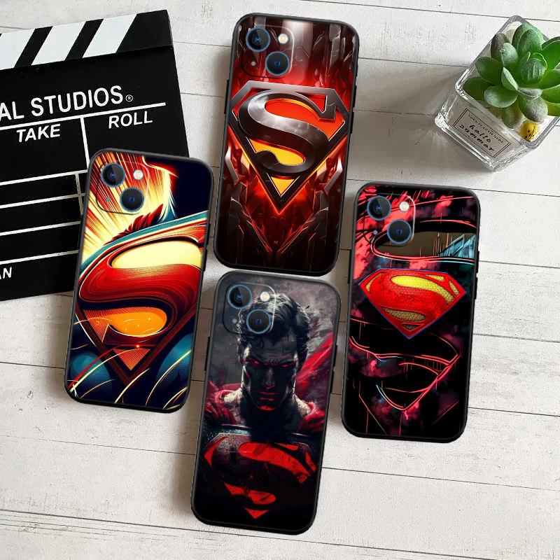 Superman LOGO Phone Case for Samsung Galaxy A11 A12 A13 A15 A52S A53 A55 A56 A70 A71 A72 A73 F06 F16 F56 S10 Plus S10e