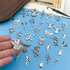 30pcs Delicate Angel Charm Pendant Elegant Angel Charm Pendants for Decorative Zippers and Handmade Jewelry
