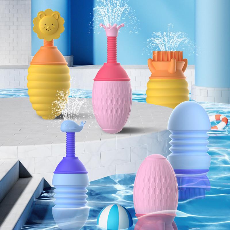 

(Куниде) 4PC Baby Shower Игрушка Форма Животных Спринклерная Ванна Брызги Вода Игрушка