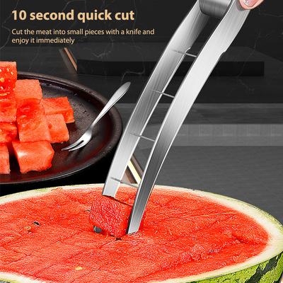 Schnell Sicher Melone Messer 304 Edelstahl Schneiden Wassermelone In Würfel Messer Wassermelone Schneiden Werkzeug Küche Gadgets Nützliche Werkzeug