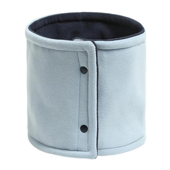 Dámská šála Dvouvrstvá Zesílený Samet Teplý Nákrčník se Zapínáním na Knoflík Jednobarevný Design Zimní Šála