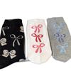 Girls Spring and Autumn New Pure Cotton Sweet Small Bow In The Tube Pile Socks