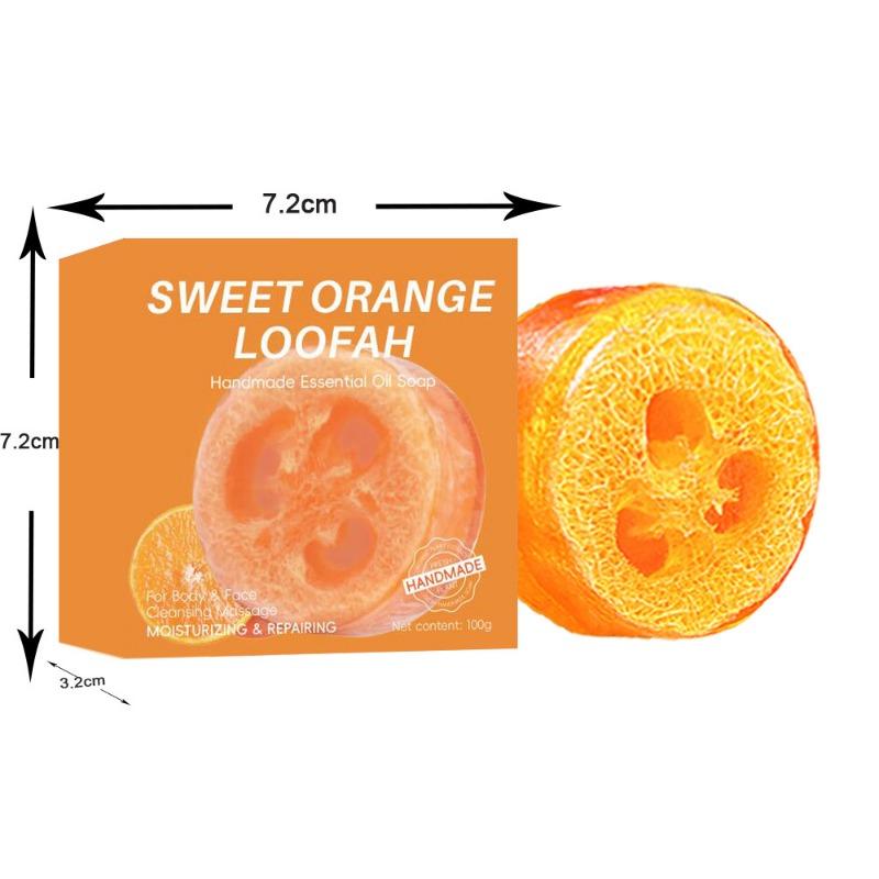 1PC soap loofah soap essential oil soap turmeric soap bath soap handmade soap koji acid lemon soap