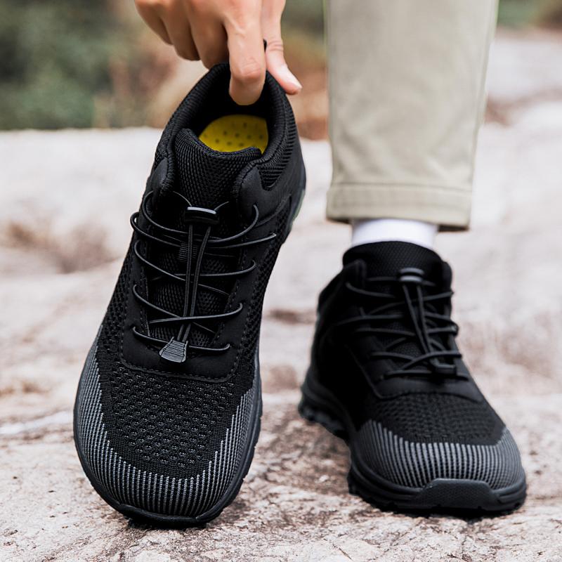 40-48 Men Hiking Shoes Outdoor Cross-Country Running Shoes Mesh Hiking Training Boots Suitable For Work Fishing Hiking Sports Shoes