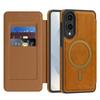 All-Inclusive Flip Case For Samsung Galaxy S25 Edge Magsafe Embossed PU Leather Card Slot Cash Pocket Soft Cover