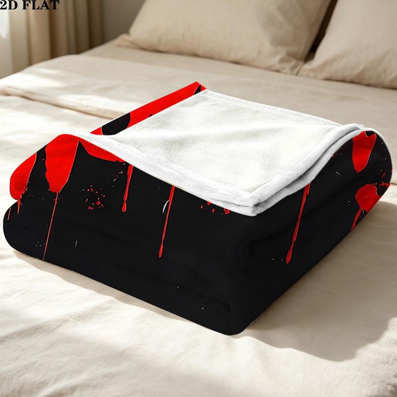 1PC The Warriors Patterned Flannel Blanket Suitable For All Seasons For Home Decor Warmth And Comfort Gifts Holiday Present