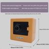 Mini Bank Money Box Retro Atm Rotating Password Cash Coins Saving Box Bank Safe Box Automatic Deposit Banknote Christmas Gift