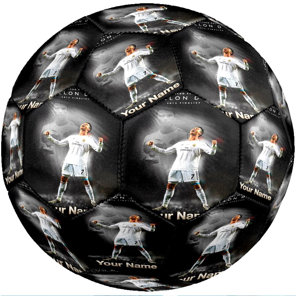 Cristiano Ronaldo Fashion Size 5 Football Wearproof Non‑Slip Soccer Ball For Sports Training Entertainment Use