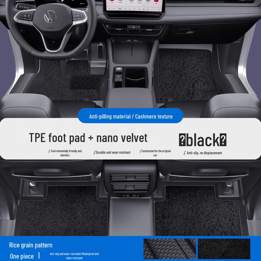 Volkswagen ID3/ID4/ID6/ID7 Polo CC Beetle TPE Full Coverage Car Mats & Door Sill
