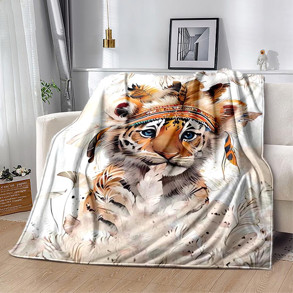 1pc Butterfly and Roses Blanket Soft Comfortable Lightweight All Season Multi Purpose Blanket Travel Camping Picnics Sofa Office Bed Living Room Gift
