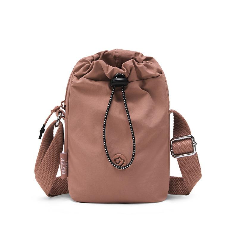 Sommer neue Umhängetasche multifunktionale lässige Umhängetasche minimalistische Kordelzugtasche Trinkflaschentasche Sport Damen Tasche