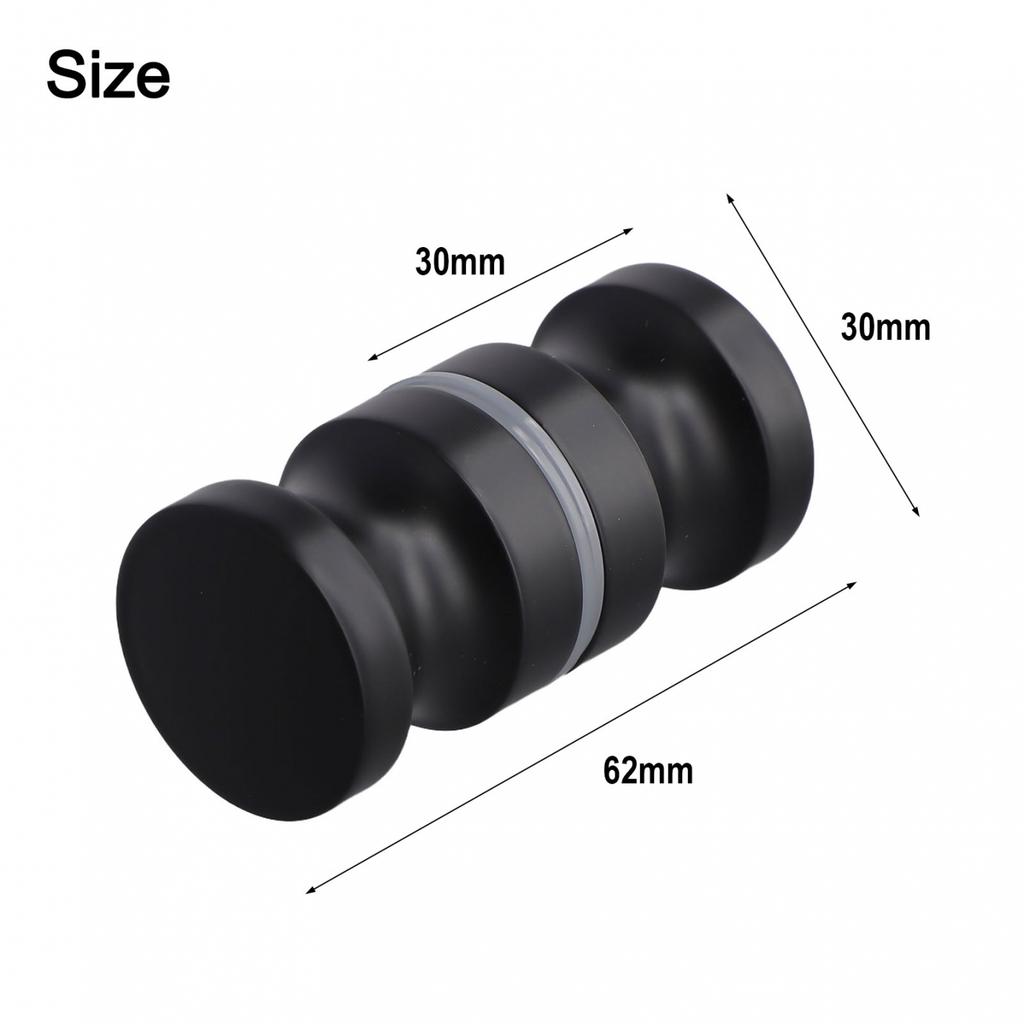 6-18mm Thick Door Handle Knob 62x30mm No Rust Single Hole