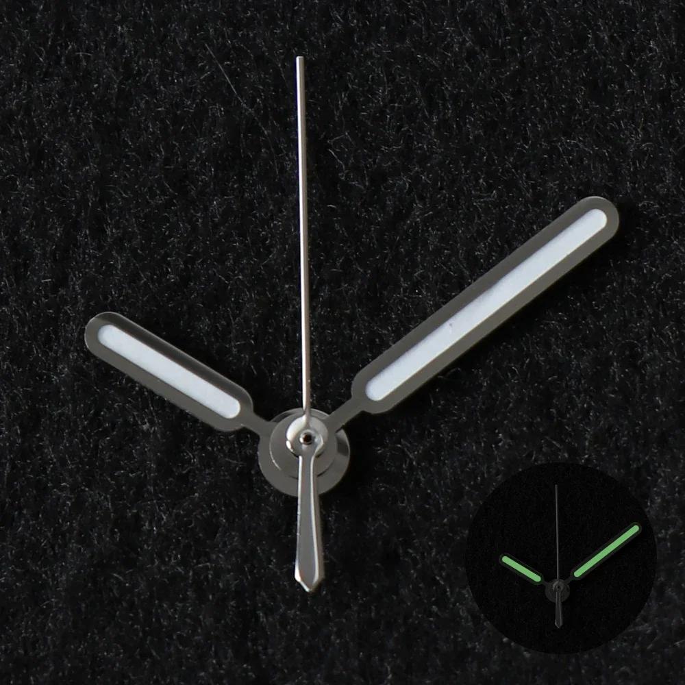 

8.5*12.5*12.5mm NH35 Watch Hand for Nautilus NH35 NH36 Movement Watch Needle Hands Green Lume Silver Vintage Accessories серебряный