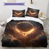 Flame Phoenix  Pattern Bedding Quilt Set Quilt Cover Pillowcase Home Decoration  Gift (1 * duvet cover + 2 * pillowcase, without core)