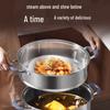 KOBACH 28cm 3-Layer 304 Stainless Steel Steamer Pot