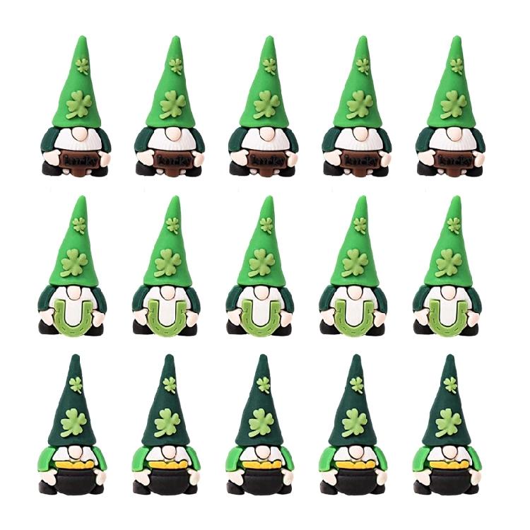 

Mini Leprechaun Figures Miniature Gnomes Figurines Ornament Tiny Irish Shamrocks Statues Mini Patrick s Day Gnomes Decors