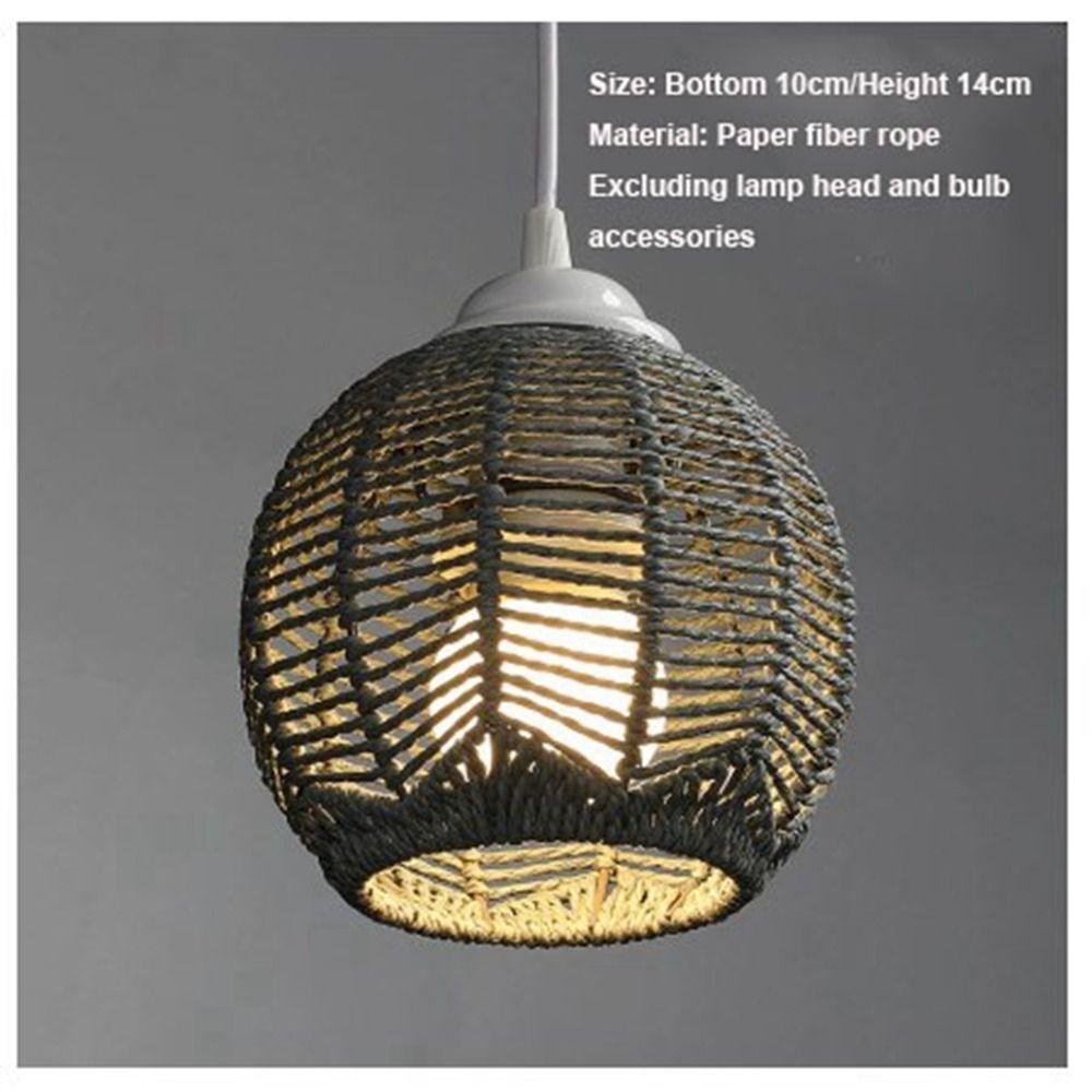 Parts Woven Lampshade 6 Styles Hot Pot Restaurants Lanterns New Lighting Fixtures Cover