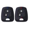 Silicone Car 2 Button Key Cover Case for Peugeot 106 107 206 207 307 Citroen C1 C2 C3 C4 XSARA PICASSO for Toyota AYGO Protector