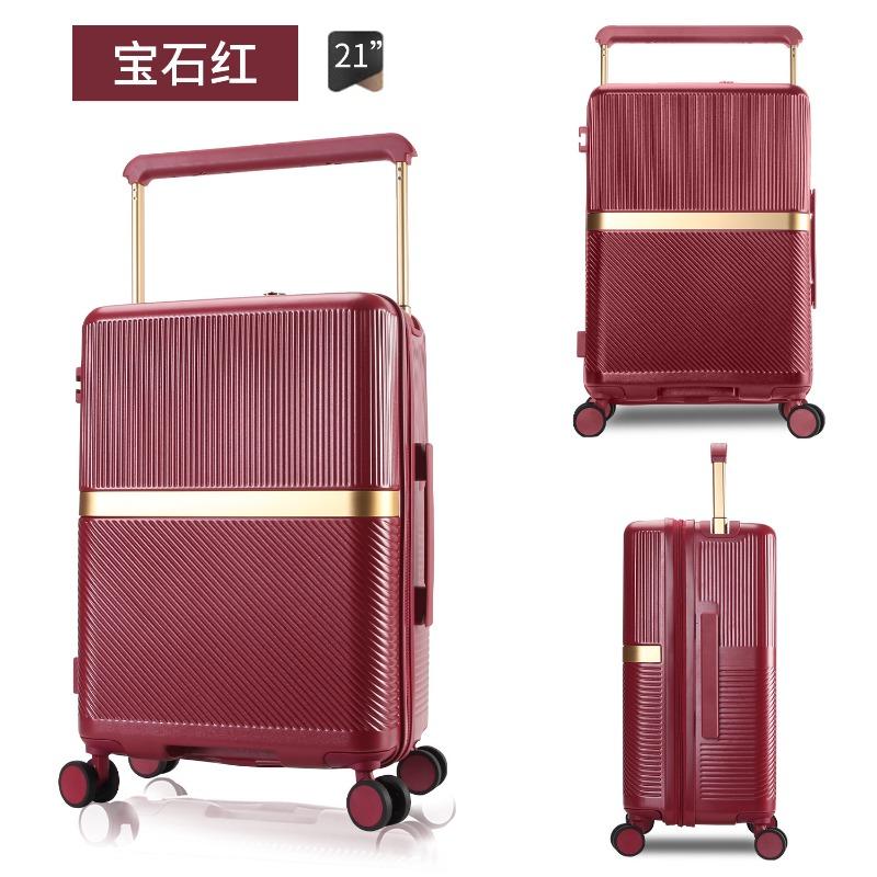 Wide Tie Rod Suitcase Women's 20-inch Boarding Case 24-inch Business Suitcase Password Leather Case Men's Portable
