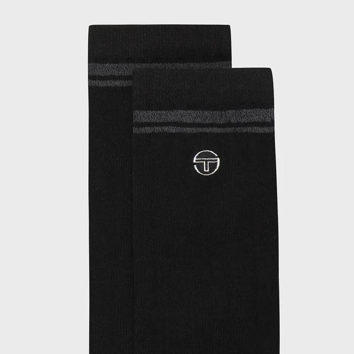 W Essential Knee Socks (BLACK)