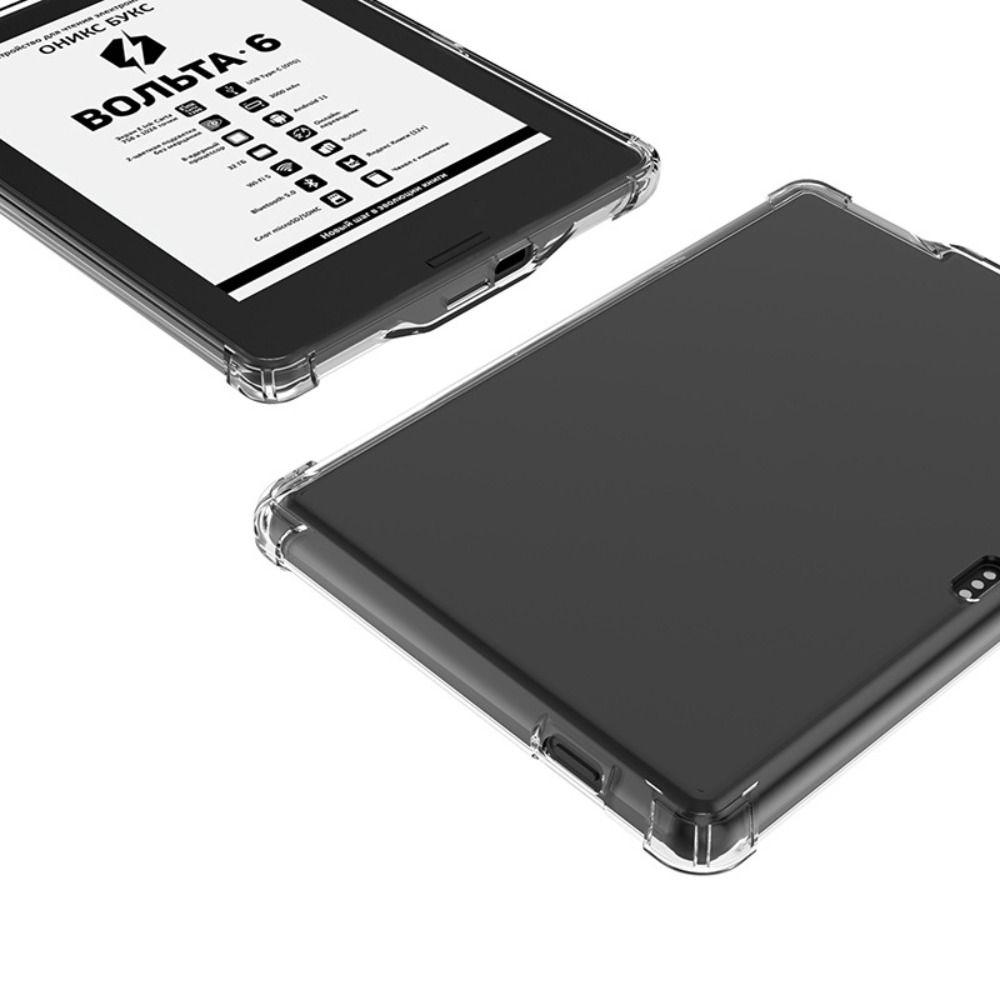 Soft TPU 6" E-Reader Case Wear Resistant Clear Back Shell for Boox Volta 654321/Livingstone 321