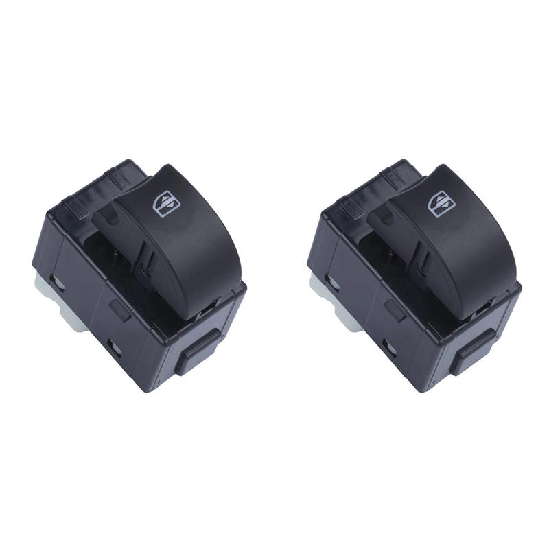 2X 25411-JY00B 25411JY00B Power Window Master Switch Button For Renault Koleos чёрный