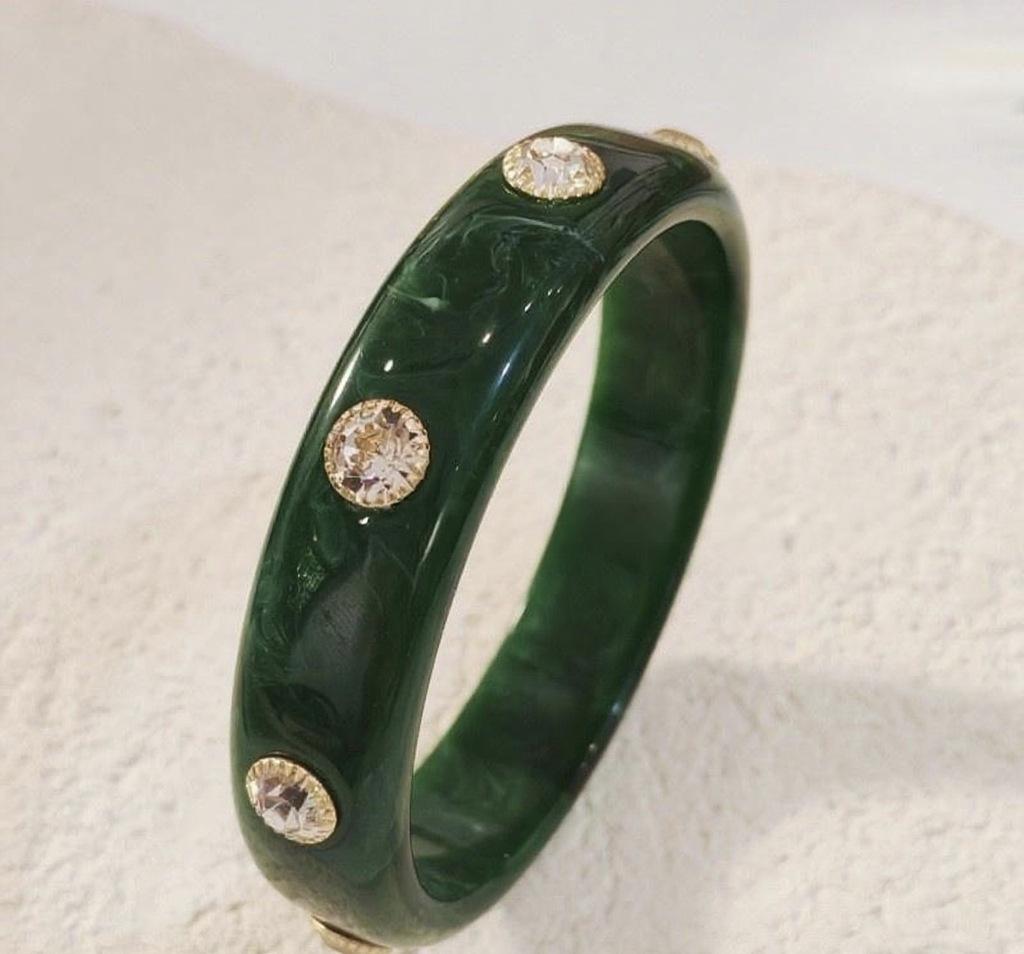 Minimalistyczna bransoletka z żywicy w kolorach gradientowych: Świeża, Słodka, Wszechstronna Bransoletka dla Kobiet