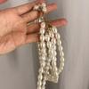 Simulated Pearl Necklaces Statement Bridal Choker Multi-Layer Pearl Necklace
