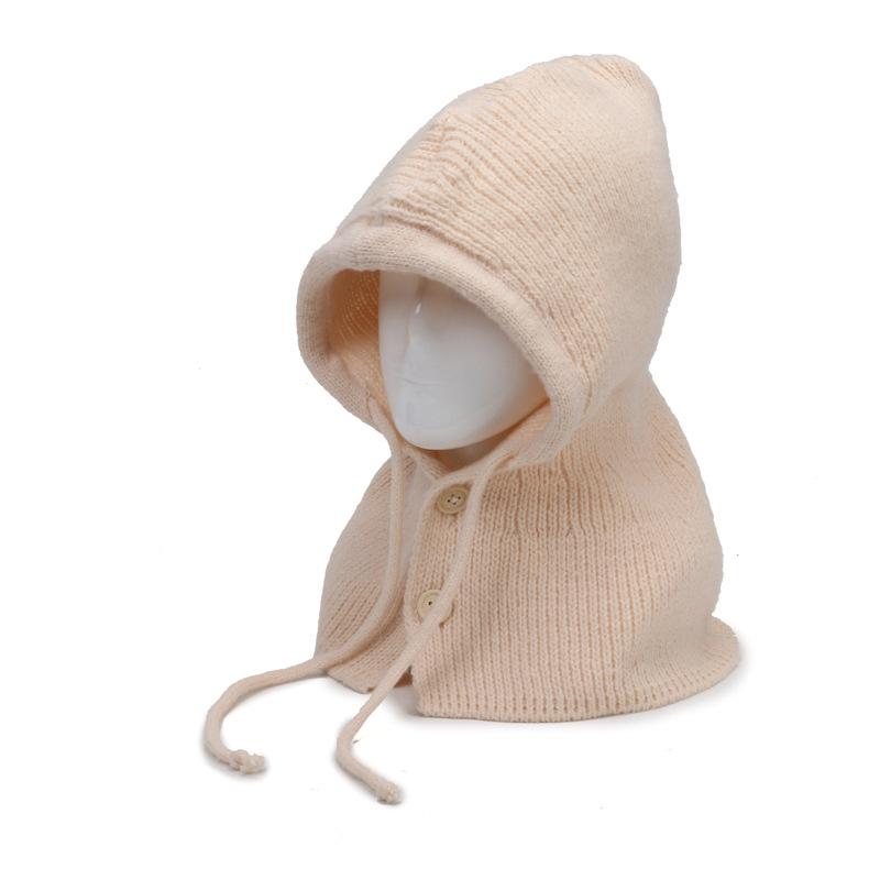 Women's Winter Anti-Cold Thermal Knitted Hat with Outdoor One-Piece Neck Cover and Scarf