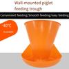 Schweinestall Futtertrog Kunststoff Ferkel Futtertrog Platzsparendes Design für mehrere Ferkel Wandmontage