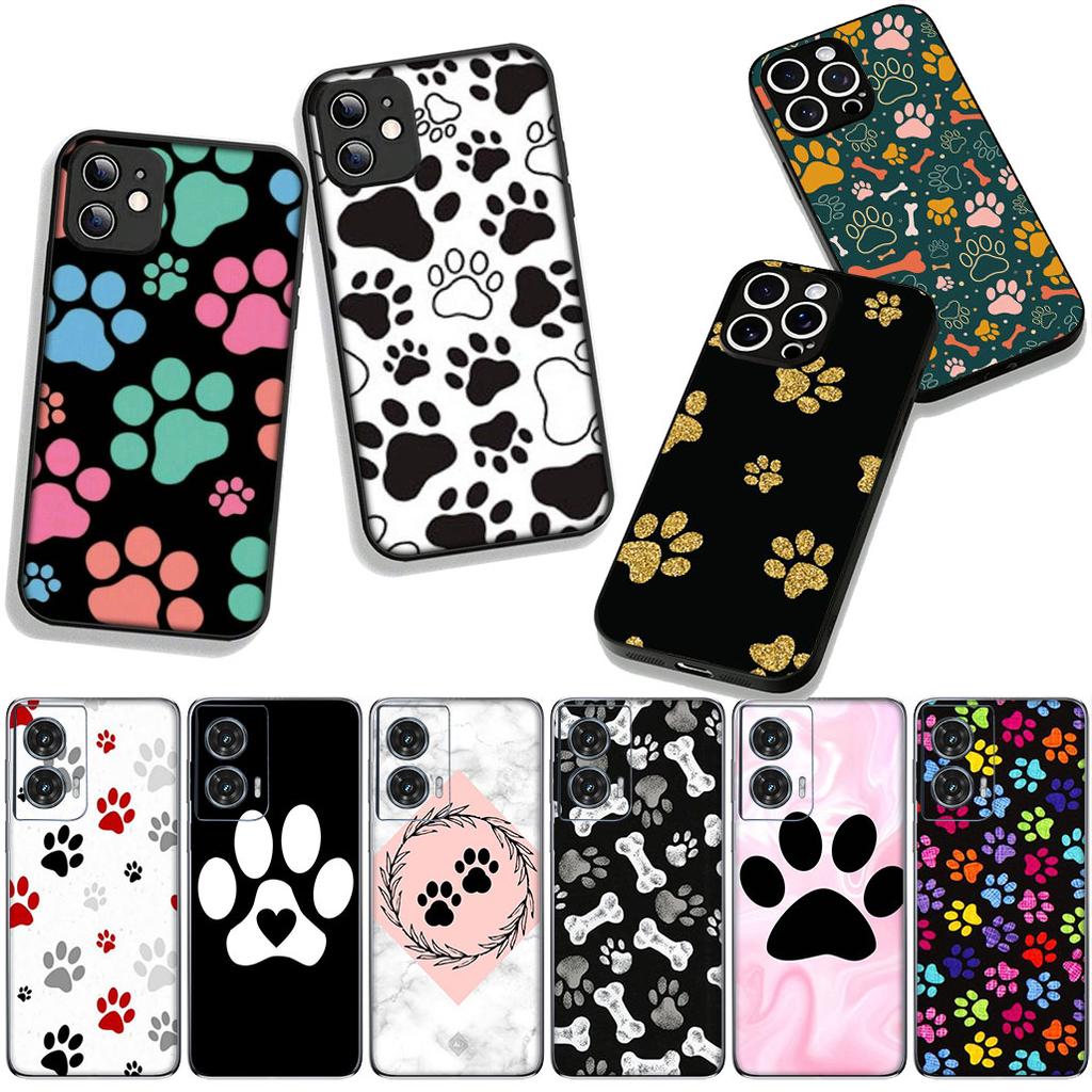 For Xiaomi Redmi 15 A5 9A 9T 10A 10C 9C NFC 15C Note 11 9 10 Pro Plus 8T Phone Cover Case Cute Dog Paw Footprint Casing