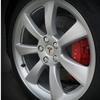 4pcs 56mm Car Wheel Center Hub Decorative Caps for Tesla Model 3 Y S X Badge Wheel Lug Nut Protective Cover