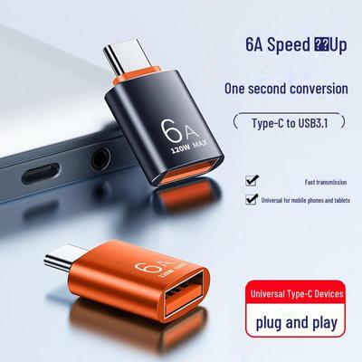 Adattatore USB 3.0 OTG a ricarica rapida 6A per dispositivi mobili, tastiere, mouse e conversione auto