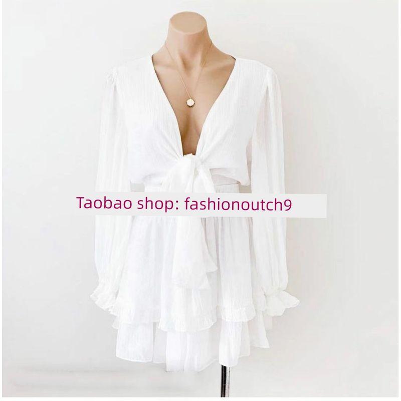 

Модное повседневное сексуальное облегающее платье 2025 White S