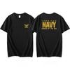 US-Marine (MARINE) Kurzärmeliges Herren-T-Shirt für Militär-Enthusiasten, Akademie, Körpertraining und Outdoor, weiches Baumwollgewebe, vielseitig für den täglichen Look