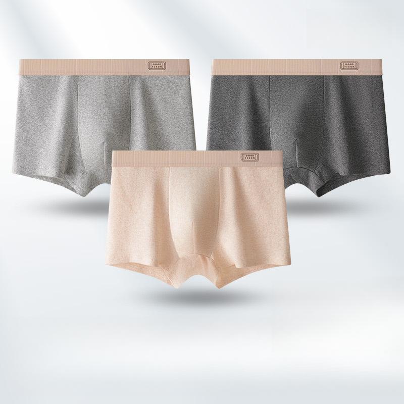 

3 шт. мужского нижнего белья Мужские боксеры Дышащее нижнее белье средней посадки Мужское четырехстороннее нижнее белье Боксеры-брифы XL